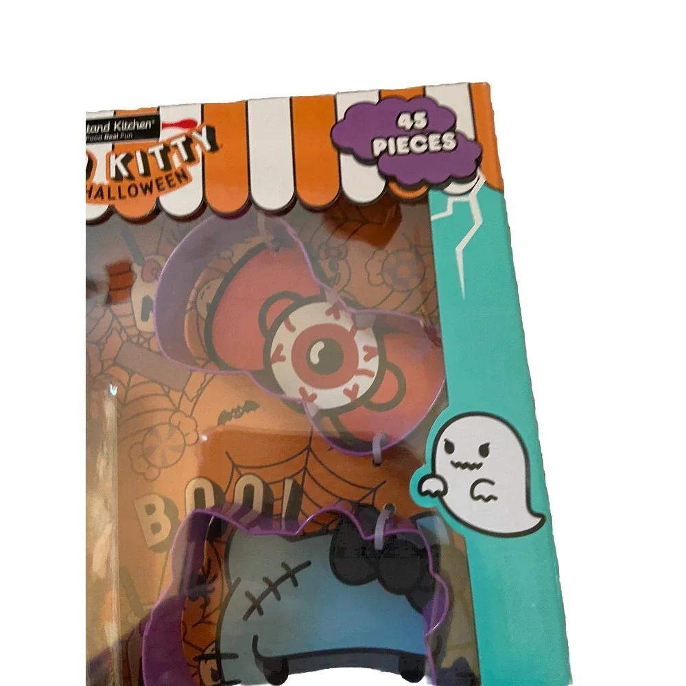 Hello Kitty Happy Halloween 45 Piece Cookie Baking Set NIB Sanrio